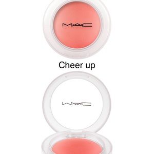 Mac cosmetics glow play blush cheer up.